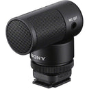 Sony ECM-G1 shotgun microphone included in Sony Vlogger Accessory Kit for high-quality audio recording