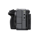 Sony FX5 cinema camera body on a white background