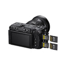 Sony FX5 cinema camera body on a white background