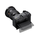 Sony FX5 cinema camera body on a white background