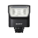 Sony camera flash on a white background