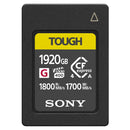 Sony Tough CFexpress Type A memory card 1920GB high-speed durable storage for professional video and photography