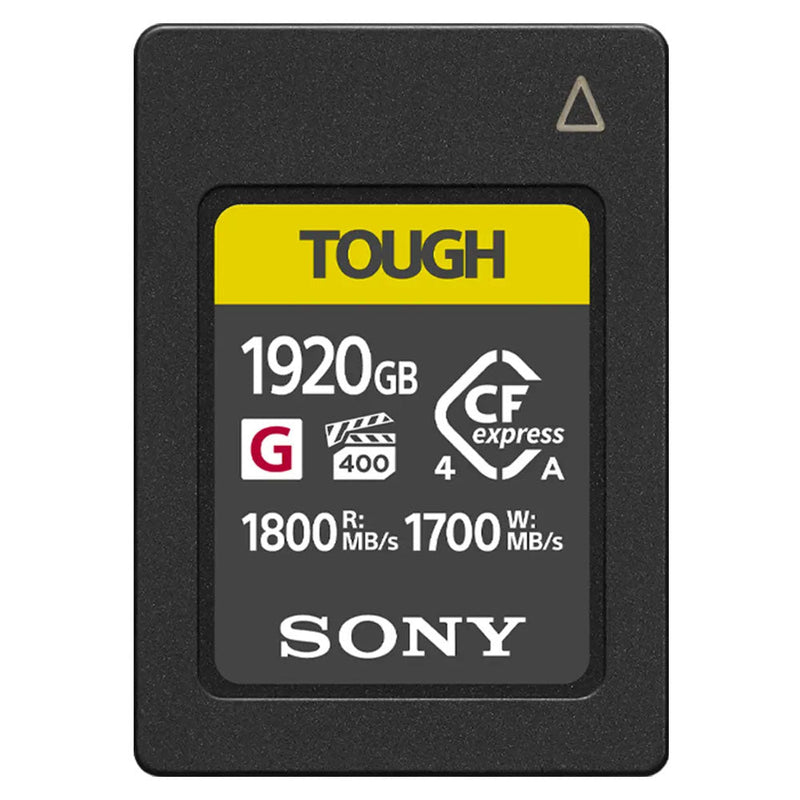 Sony Tough CFexpress Type A memory card 1920GB high-speed durable storage for professional video and photography