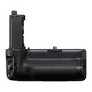 Sony camera battery grip on a white background