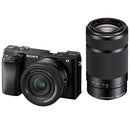 Sony a6100 with PZ 16-50mm f3.5-5.6 II & 55-210mm f3.5-6.3 Mirrorless Kit