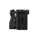 Sony a6700 Camera left side ports open