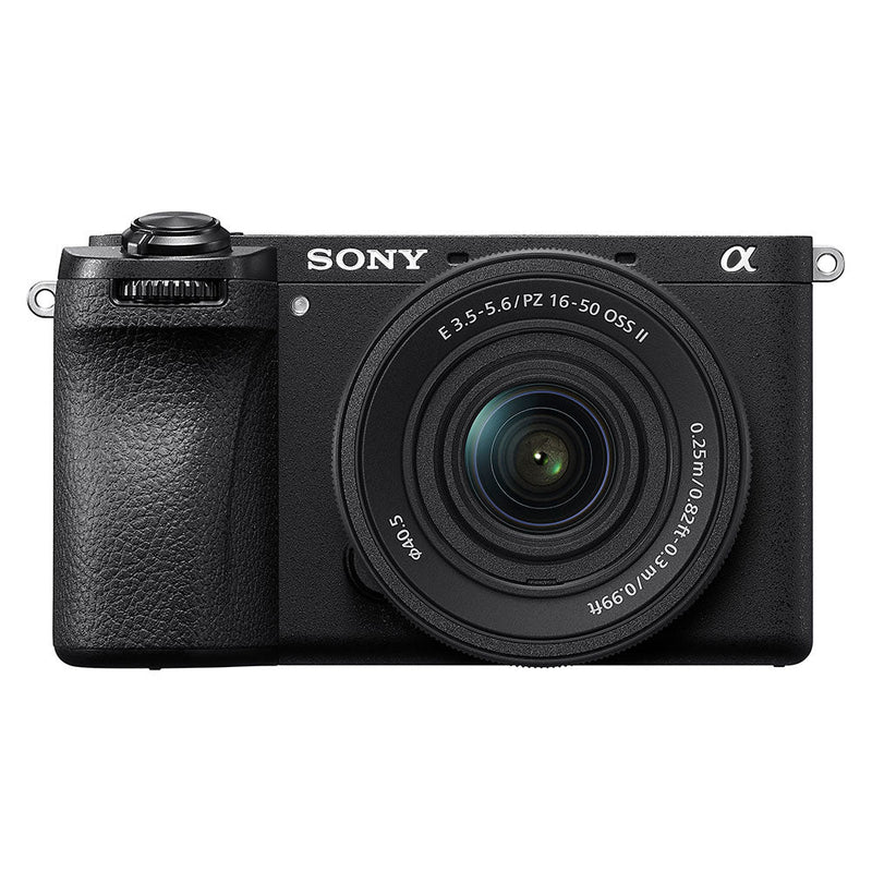 Sony a6700 compact mirrorless camera with PZ 16-50mm f3.5-5.6 OSS II lens and 26MP APS-C sensor