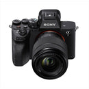 Sony camera on a white background