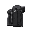 Side view of Sony a9 III Body camera showing grip and control dials