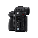 Sony a9 III camera body side view showing ports and controls