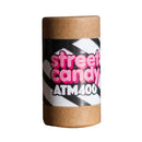 Flic Film Street Candy ATM400 black and white 35mm film roll in cardboard casing with pink and white label