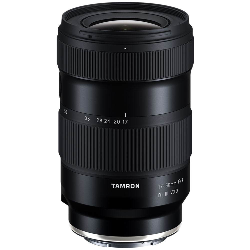 Tamron 17-50mm f4 Di III VXD compact versatile zoom lens for Sony E full-frame mirrorless cameras
