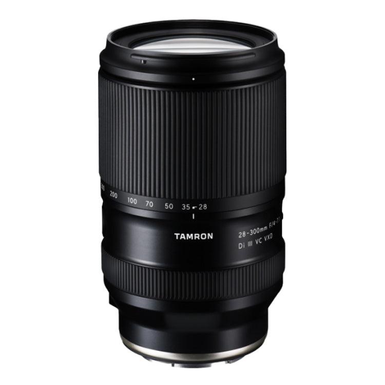 Tamron 28-300mm f4-7.1 Di III VC VXD Sony E mount all-in-one zoom lens with vibration compensation and high-speed autofocus