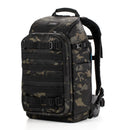 Tenba Axis V2 tactical 20L backpack for photographers with camouflage design and MOLLE webbing