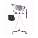 Tether Tools AeroTrack AeroTrac Workstation Kit with tripod roller and modular laptop mount for portable photography tethering