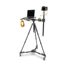 Tether Tools AeroTrack AeroTrac Workstation Kit with portable foldable laptop mount and tripod roller for photographers