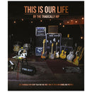 The Tragically Hip This Is Our Life book cover featuring band instruments and equipment in a dimly lit room