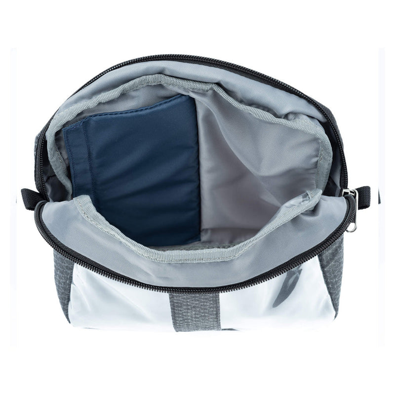 Thinktank Cable Management 30 pouch with clear panels, zippered top, fold-away divider, and durable material for organized cable storage