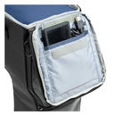 Thinktank Digital Holster 150 v3 with top-loading design and shoulder strap for carrying super-telephoto lenses.