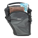 ThinkTank Digital Holster 5 v3 black compact camera bag with multiple zippered accessory pockets and removable shoulder strap