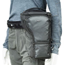 Thinktank Digital Holster 50 v3 camera holster for 70-200mm f/2.8 lens with zippered pocket and pop-down feature