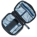 ThinkTank EDC Tech Pouch open showing organized compartments and zippered pockets for tech accessories