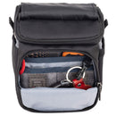 Thinktank Mirrorless Mover compact bag with front organizer pocket and flip-top magnetic lid for mirrorless camera gear