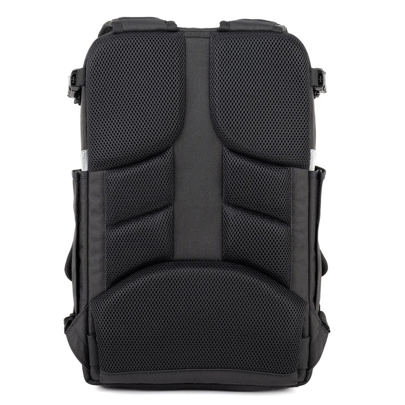 Thinktank Mirrorless Mover Backpack rear view showing padded back panel and ergonomic design for comfort and support
