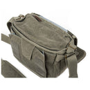 ThinkTank Retrospective 5 shoulder bag in pinestone color with multiple zippered compartments and adjustable strap