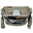 ThinkTank Retrospective 5 grey shoulder bag with organized compartments and adjustable strap
