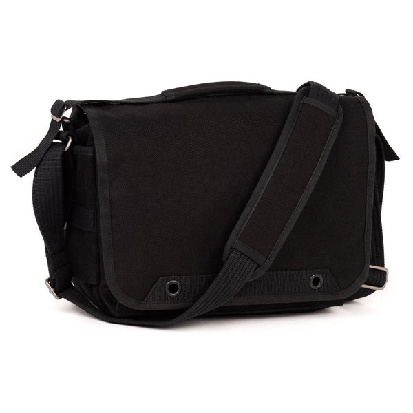 ThinkTank Retrospective 7 v2.0 black soft shoulder bag with adjustable strap and zippered compartments for laptop and tablet storage