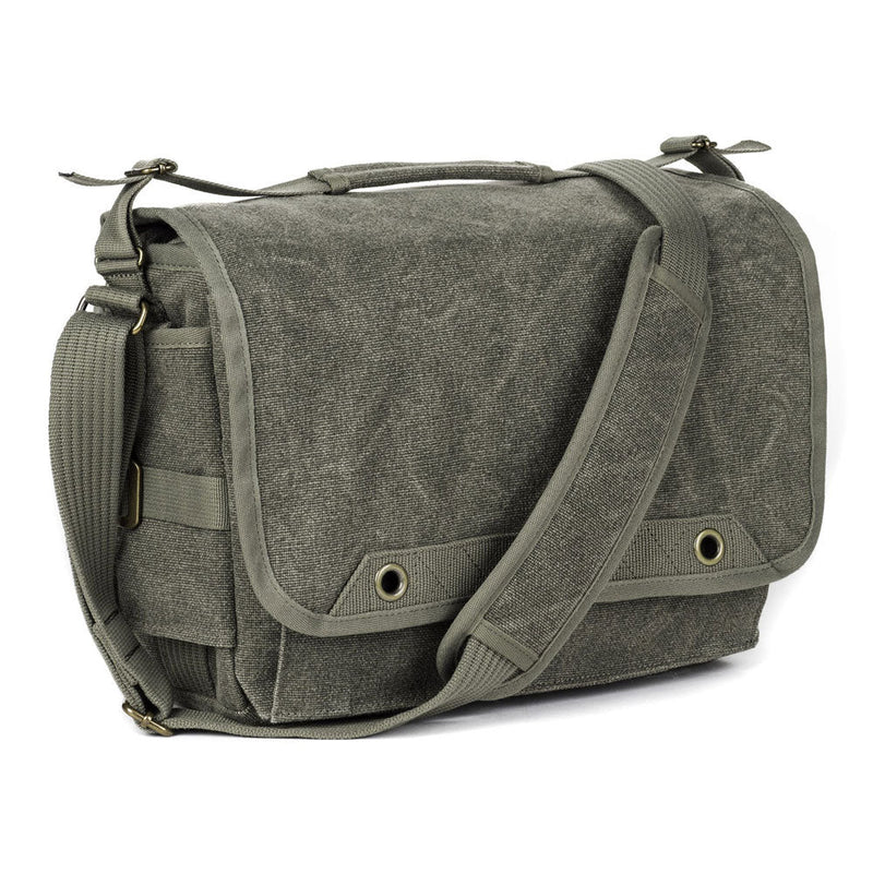ThinkTank Retrospective 7 v2.0 gray soft shoulder bag with adjustable strap and zippered main compartment for tablets and laptops