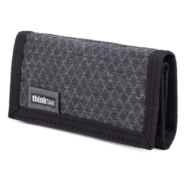 Thinktank SD Pixel Pocket Rocket v2 compact wallet for SD and CFexpress Type A memory cards in durable weather-treated material with belt attachment.