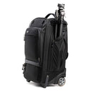ThinkTank Walker Pro Rolling Backpack with tripod side pockets and durable wheels for photographers
