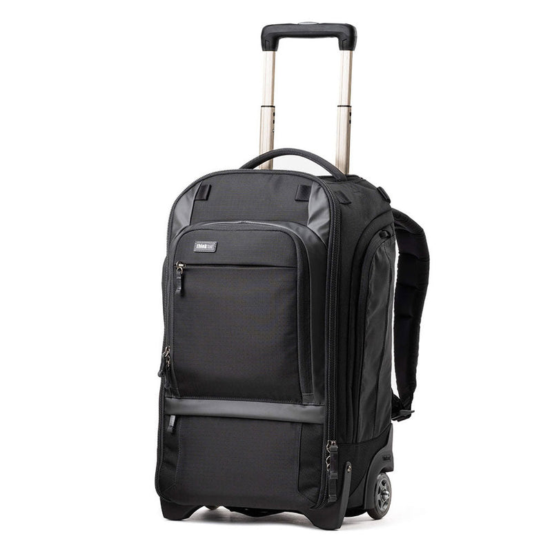 ThinkTank Walker Pro convertible rolling backpack with durable materials and adjustable harness for photography gear and travel