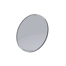 a round, grey glass filter