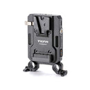 Tilta Mini PD V-Mount Battery Plate with multiple power outputs and strap slots for secure camera power extension