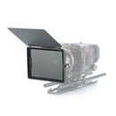 Tilta Mirage VND matte box system with lightweight modular design and variable ND filter mounted on camera lens