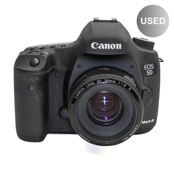 Canon EOS 5D Mark III + Canon EF 50mm f1.8 II *Used