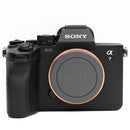 Sony a7 IV body on a white background