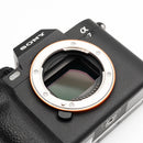 Sony a7 IV body on a white background