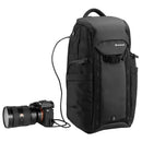Vanguard VEO Adaptor R48 black camera backpack with USB charging port and tripod holder