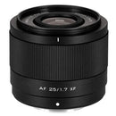 Viltrox AF 25mm f1.7 Air lightweight autofocus lens for Fujifilm X with fast STM motor and large aperture for sharp, low-light photography
