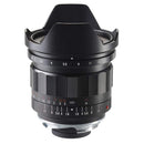 Voigtlander 21mm f2.5 vintage lens with metal body and built-in lens hood for Leica M cameras