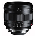 Voigtlander 35mm f1.2 manual focus prime lens for Leica M with high-quality metal body and exceptional low-light performance