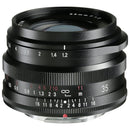 Voigtlander 35mm f1.2 Nokton manual focus lens for Fujifilm X with smooth bokeh and compact design