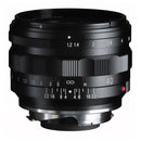 Voigtlander 40mm f1.2 Nokton II Leica M mount camera lens with compact design and fast aperture