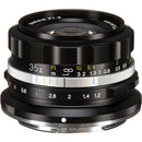 Voigtlander NOKTON D 35mm f1.2 manual focus lens for Nikon Z with compact design and smooth bokeh