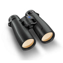 Black binoculars with Zeiss logo on a white background