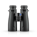 Black binoculars with Zeiss logo on a white background
